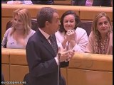 Zapatero responde al PP en el pleno del Senado