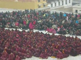 Monastére de Labrang sous la neige Février 2011