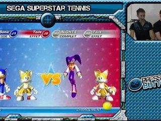 [Japan Expo] Test vidéo : Sega SuperStar Tennis (En public)