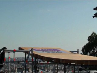 Premier Saut de Taïg Kris lors du Mega Jump au Sacré Cœur