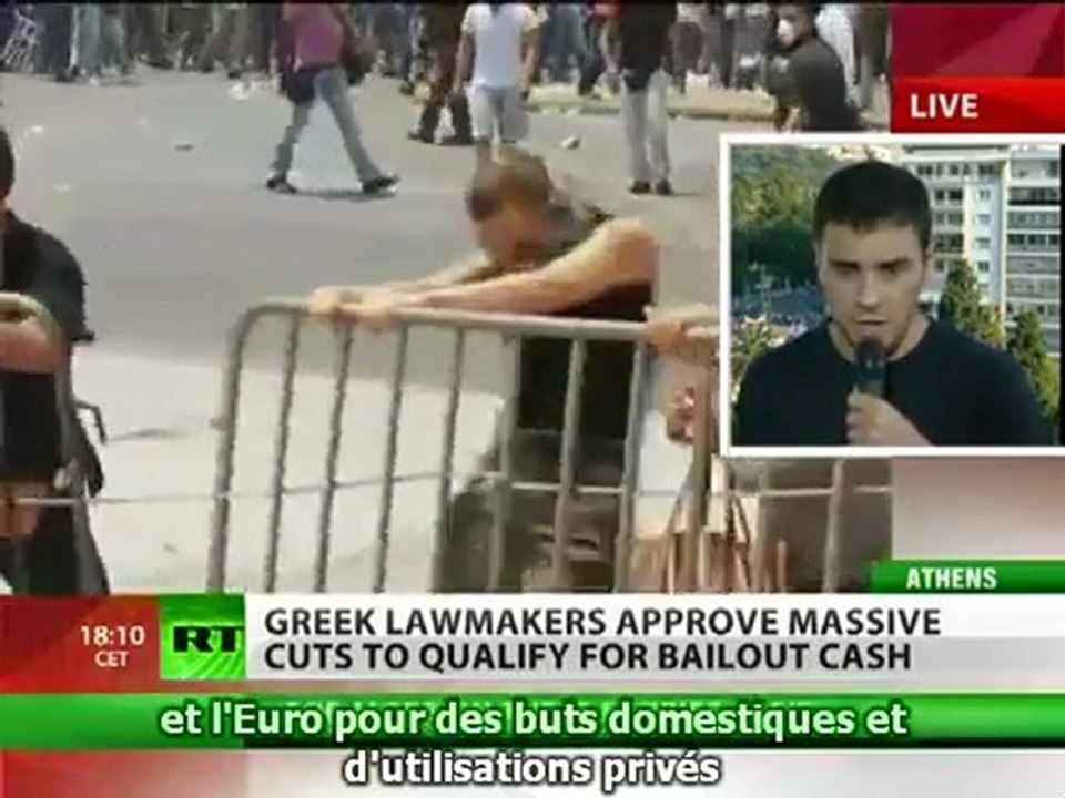 Des produits chimiques illégaux utilisés par la police Grecque ?