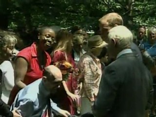 Royal couple comfort man with weeks to live