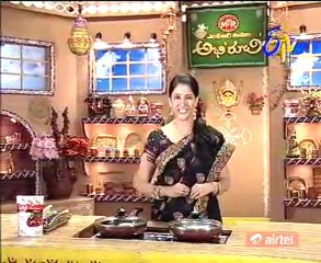 Abhiruchi -  beerakaya kothimira Karam -  kaju Corn Soup -  Godhuma Ravva Palakura  - 03