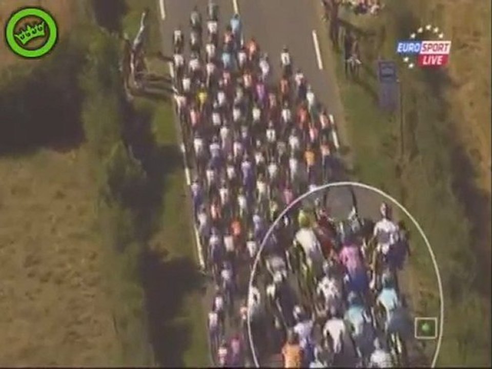 Spectator Zug Schuss in tausend Stücke Fail