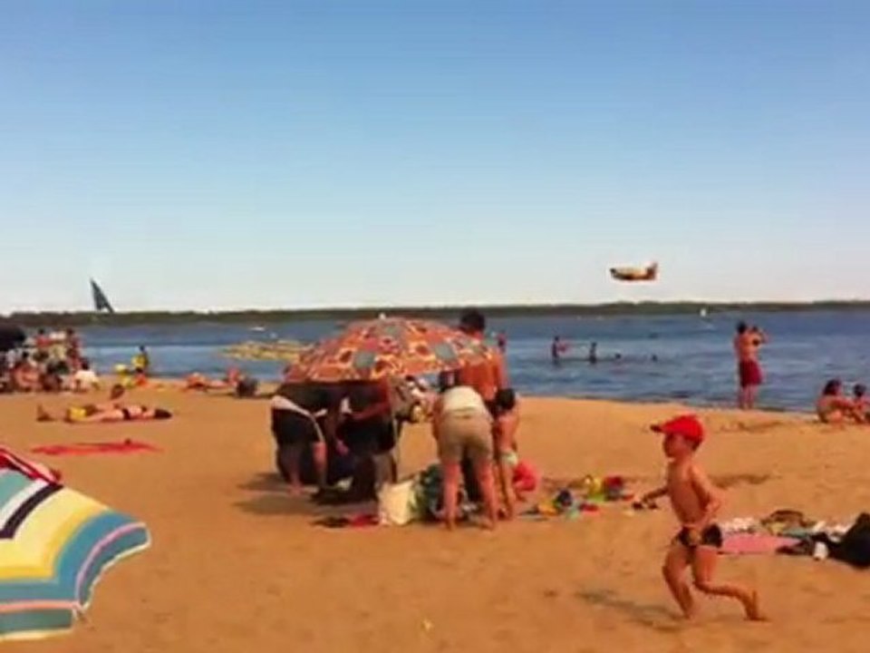Incendie à Lacanau