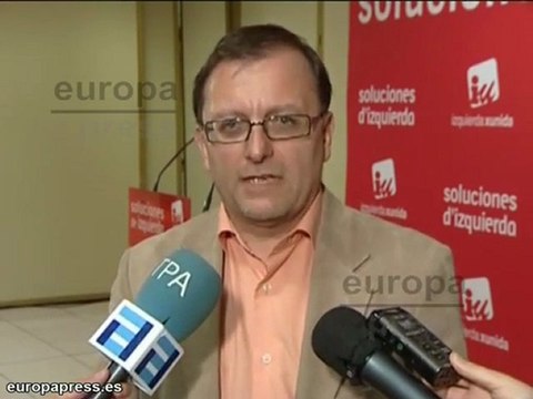 Jesús Iglesias en un acto en Pola de Siero
