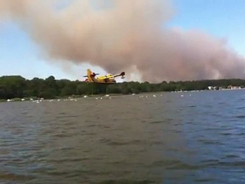 Incendie à Lacanau