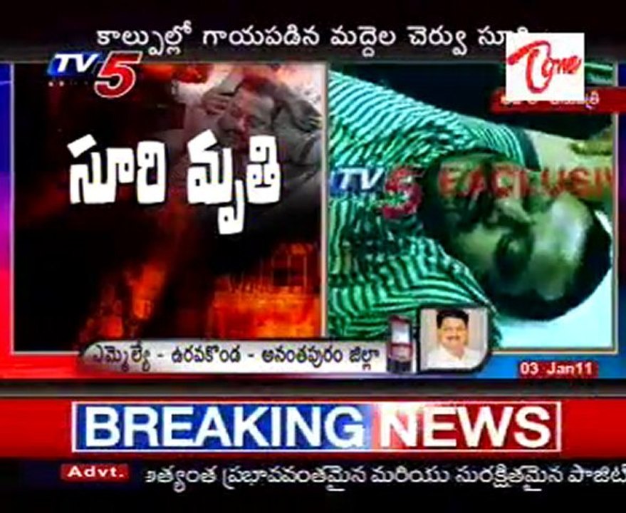 Maddelacheruvu Suri Shot dead