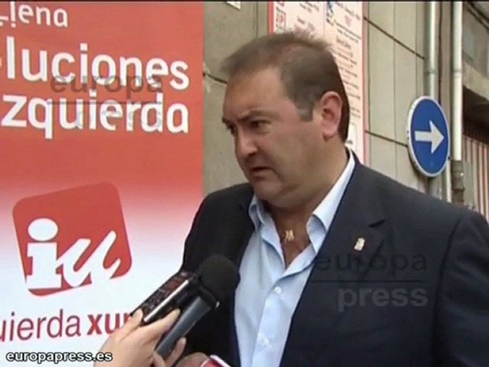 Acto político de IU-Verdes en Pola de Lena