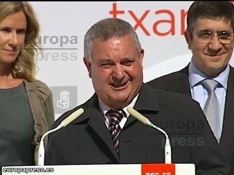 Acto electoral del PSE en el parque tecnológico de Miramón