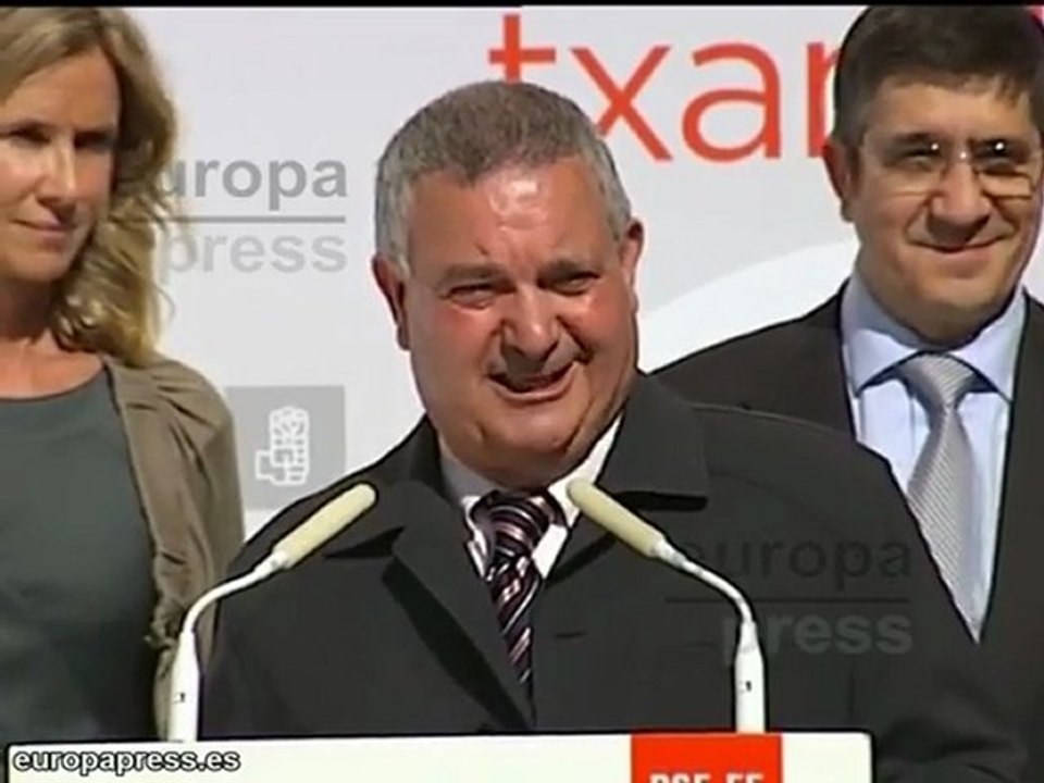 Acto electoral del PSE en el parque tecnológico de Miramón