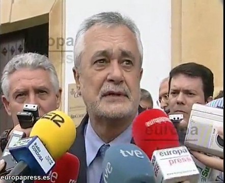 Griñán visita la zona dañada por las lluvias