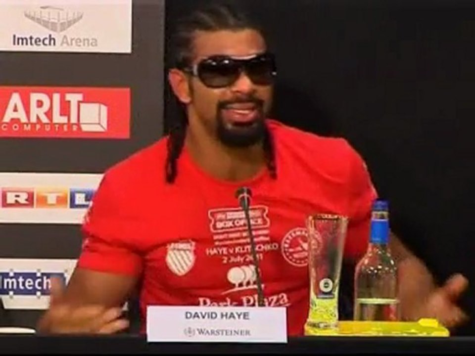 Haye blames his defeat on a broken toe