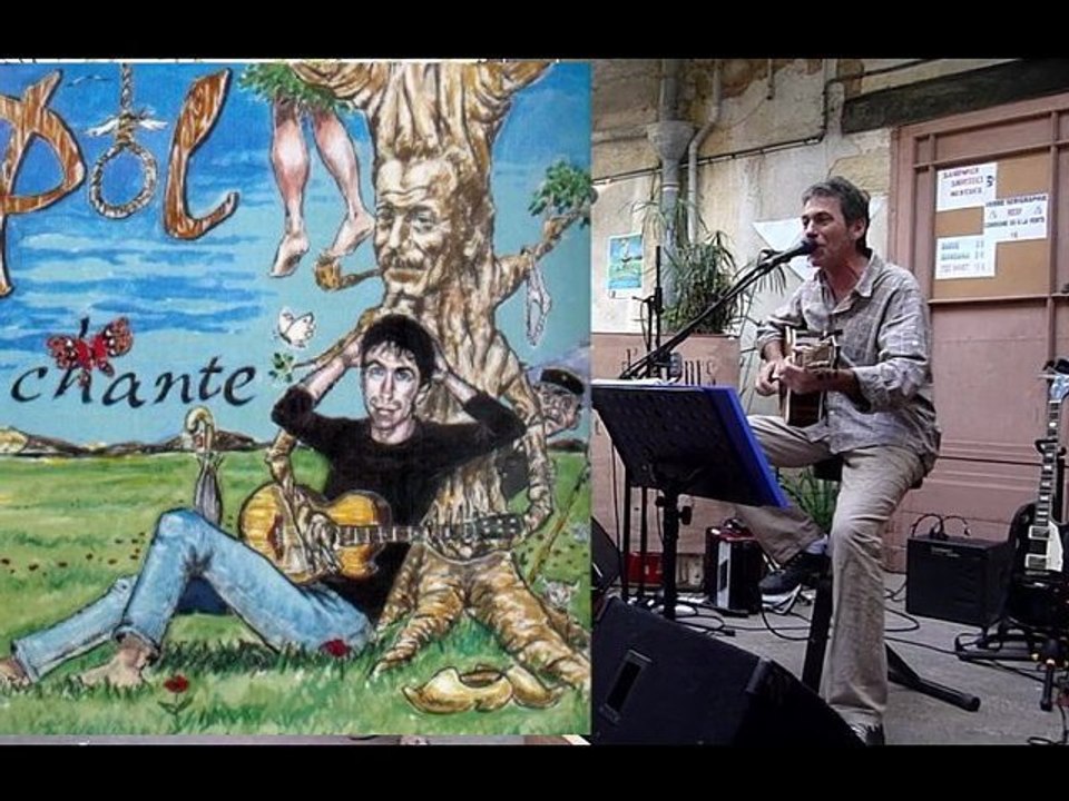 Féria de Pentecôte Nîmes  2011: Bodéga RESF Pol chante Brassens video 3sur 5