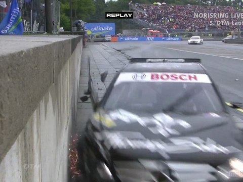 DTM Norisring 2011 Big crash Paffett