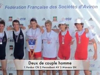 Championnat de France Junior 2011 - Finales HJ4+ et HJ2x et HJ4-