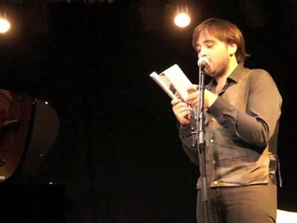 Lecture de Guillaume Lebrun Maison de la poésie de Nantes