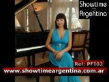 REF: PIF02 FEMALE PIANIST INTERMISSIONIST COCKTAIL INSTRUMENTAL PIANO BAR www.showtimeargentina.com.ar