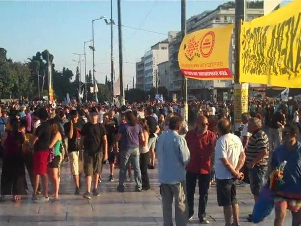 Αγανακτισμένοι στο Σύνταγμα 40η μέρα 3