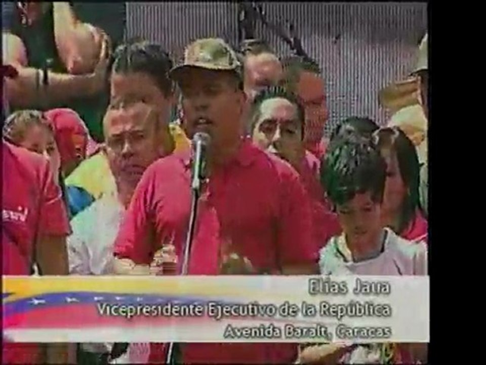 Marcha del PSUV en cadena nacional