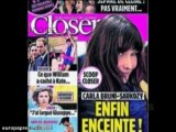 Carla Bruni luce barriguita en la revista 'Elle'