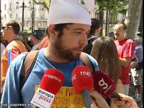 El ayuntamiento de Sevilla, escenario de protesta