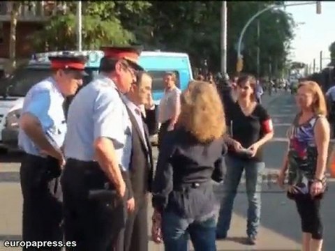 'Indignación' a las puertas del Parlament