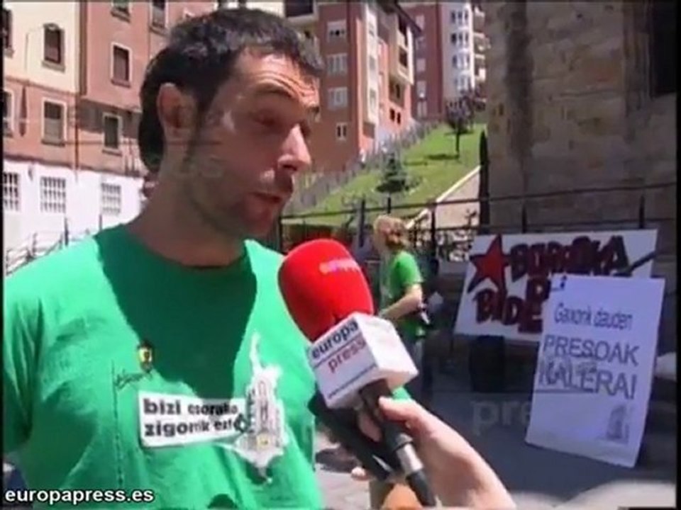 Manifestación en Bilbao en favor de presos de ETA