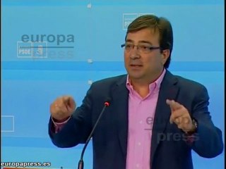 Vara: "IU es el sostén del PP en el Parlamento"