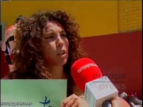 Manifestación antitaurina en Badajoz