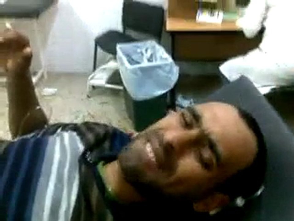 Karim à l'hôpital le 13 janvier