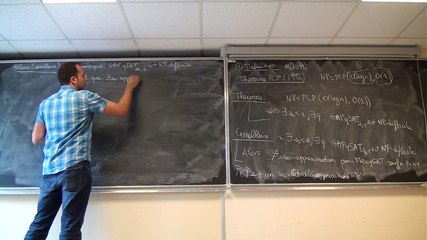 [PCP 1B/5] N. Schabanel - Preuve complète du théorème PCP