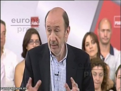 Rubalcaba llama a la oposición responsable