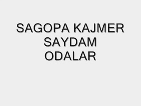 Sagopa Kajmer - Saydam Odalar