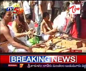 Telangana Brahmins Doing Mahayagnam Programme in Warangal