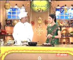 Abhiruchi - Recipes - Gobi Palak, Pesara Annam Vadalu & Badam Halwa - 03