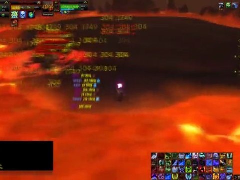 WoW : Mione se solote les trash des Terres de Feu