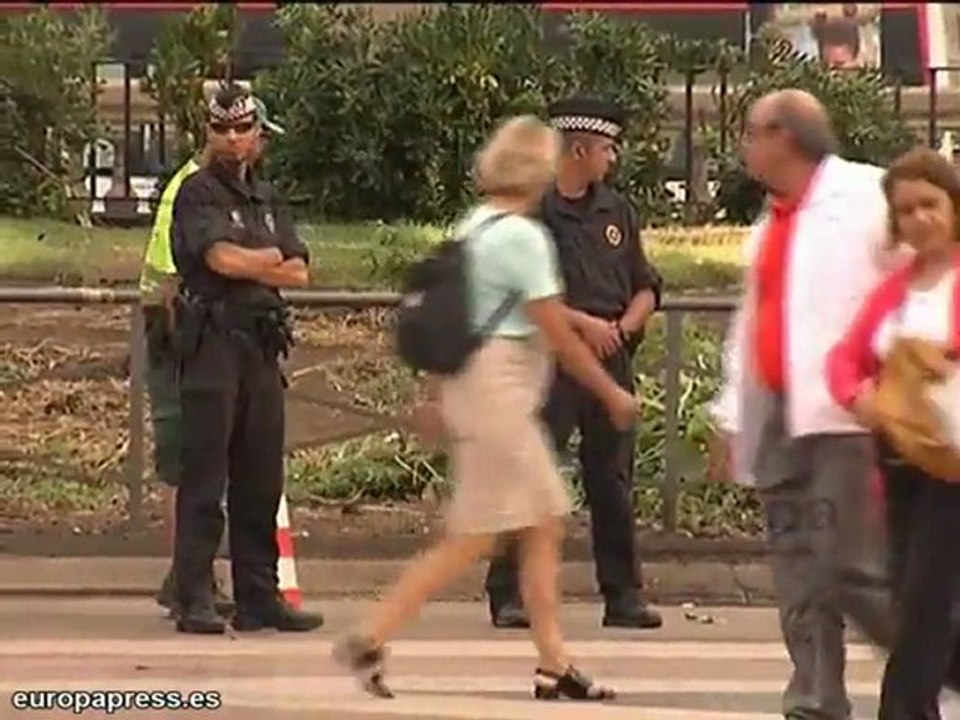 Normalidad en Plaza de Catalunya
