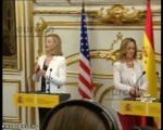 Primera visita oficial de Clinton a España