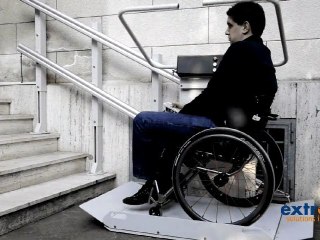 Montascale a piattaforma per scale rettilinee - Logic