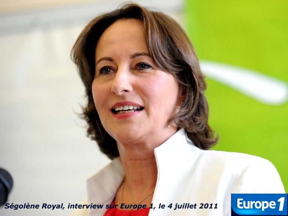 S. Royal : "Remettre en avant les valeurs fondamentales de notre pays."