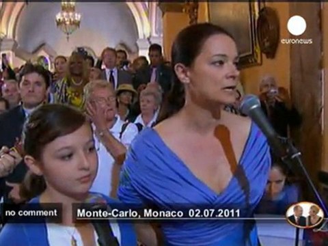 Monaco Wedding ends with religious marriage... - no comment