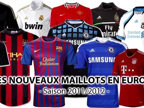 Les nouveaux maillots européens !