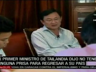 Thaksin Shinawatra tomará con calma regreso a Tailandia
