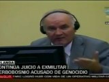 Prosigue juicio contra Mladic por crímenes de lesa humanida