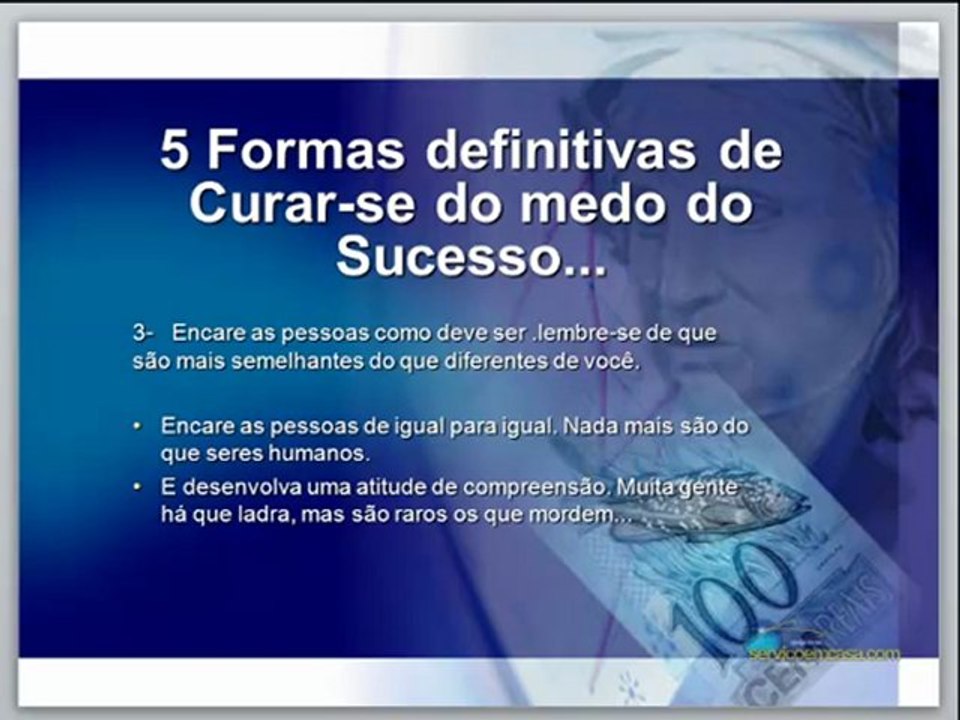 5 Formas DEFINITIVAS de CURAR-SE  do MEDO DO SUCESSO