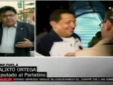 Ortega: es evidente la recuperación del presidente Chávez