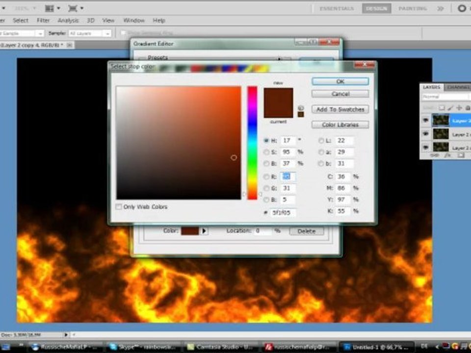PhotoShop Tutorial Feuer