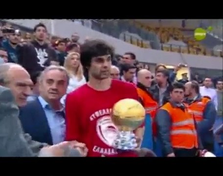 Milos Teodosic mvp of Greek Final Cup 2010