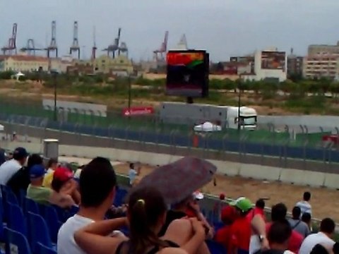 Entrenamientos libres 2 (2/3) F1 Valencia 2011